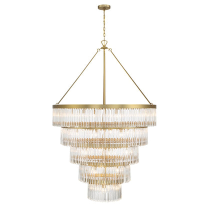 Crystorama Lighting Group Emory 30 Light 48" Wide Crystal Ring Chandelier
