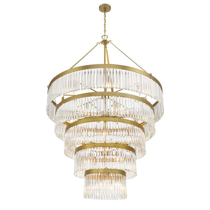 Crystorama Lighting Group Emory 30 Light 48" Wide Crystal Ring Chandelier