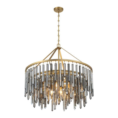 Crystorama Lighting Group Gemma 9 Light 32" Wide Drum Chandelier