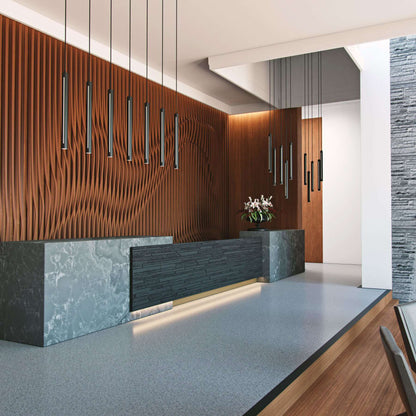 DALS Lighting 84" Wide 8 Light LED Linear Pendant