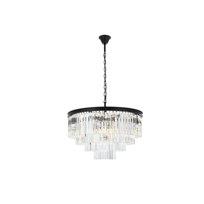 Elegant Lighting Sydney 17 Light 32" Wide Crystal Chandelier with Clear Royal Cut Crystals