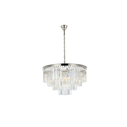 Elegant Lighting Sydney 17 Light 32" Wide Crystal Chandelier with Clear Royal Cut Crystals