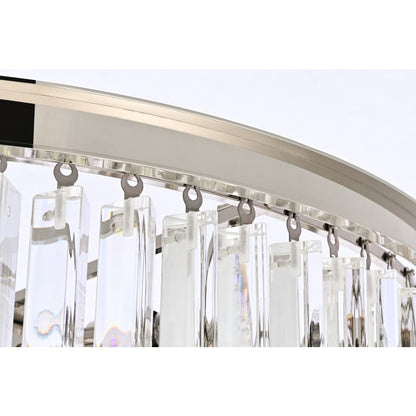 Elegant Lighting Sydney 42 Light 37" Wide Crystal Waterfall Chandelier