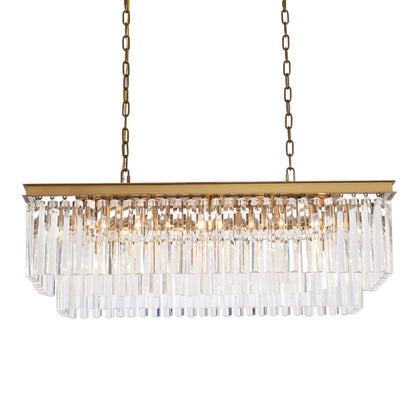 Elegant Lighting Sydney 12 Light 40" Wide Crystal Waterfall Chandelier
