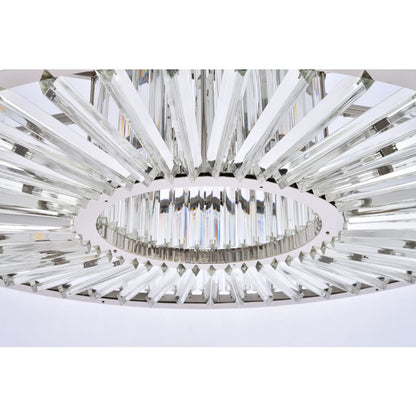 Elegant Lighting Chelsea 10 Light 44" Wide Crystal Drum Chandelier with Clear Royal Cut Crystals