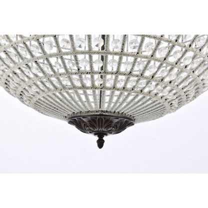 Elegant Lighting Olivia 8 Light 36" Wide Crystal Globe Chandelier with Clear Royal Cut Crystals