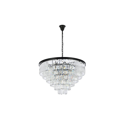 Elegant Lighting Sydney 33 Light 44" Wide Crystal Chandelier with Clear Royal Cut Crystals