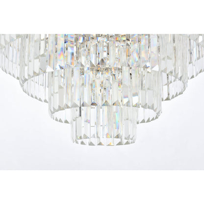 Elegant Lighting Sydney 33 Light 44" Wide Crystal Chandelier with Clear Royal Cut Crystals