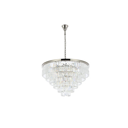 Elegant Lighting Sydney 33 Light 44" Wide Crystal Chandelier with Clear Royal Cut Crystals