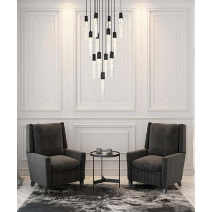 Elegant Lighting Aurora 26" Wide Crystal Multi Light Pendant