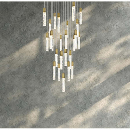 Elegant Lighting Aurora 36" Wide Crystal Chandelier