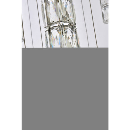 Elegant Lighting Polaris 25 Light 42" Wide LED Crystal Chandelier