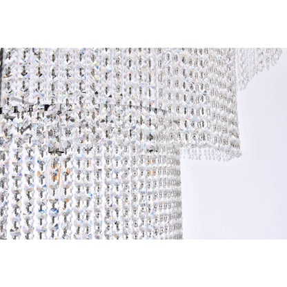 Elegant Lighting Spiral 41 Light 48" Wide Crystal Chandelier with Clear Royal Cut Crystals