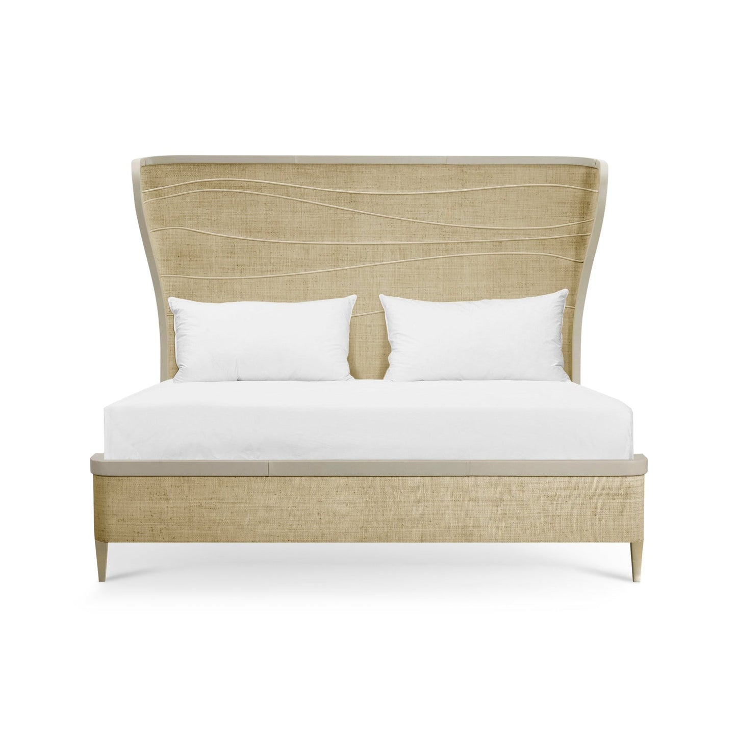 Jonathan Charles Seiche Woven Wing Wave Bed - King (500428-USK-C005-L037)