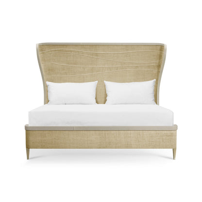 Jonathan Charles Seiche Woven Wing Wave Bed - King (500428-USK-C005-L037)