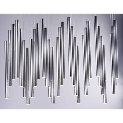 ET2 Flute 35 Light 36" Wide LED Multi Light Pendant