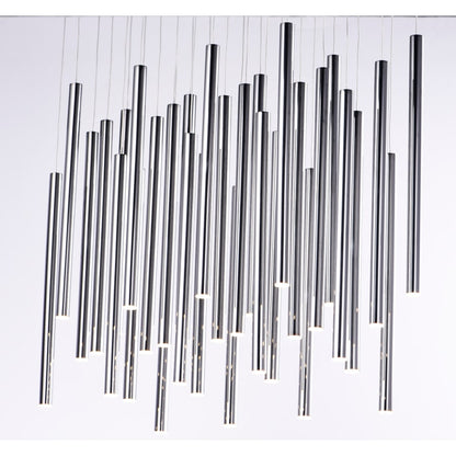 ET2 Flute 35 Light 36" Wide LED Multi Light Pendant