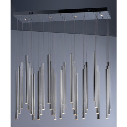 ET2 Flute 35 Light 36" Wide LED Multi Light Pendant