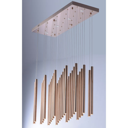 ET2 Flute 35 Light 36" Wide LED Multi Light Pendant