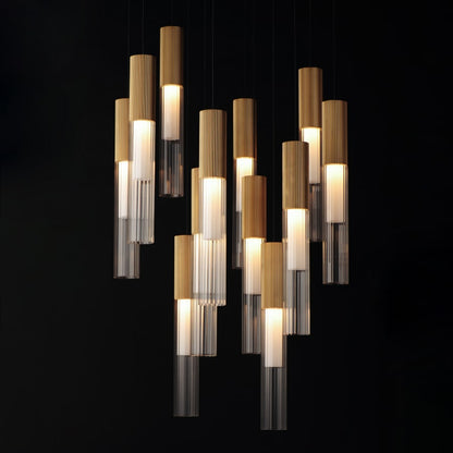 ET2 Reeds 12 Light 23" Wide LED Suspension Multi Light Pendant