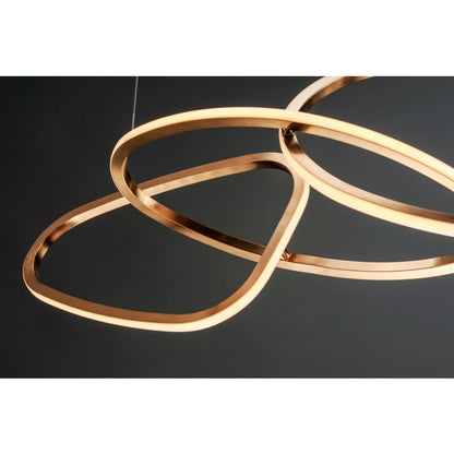 ET2 Unity 55" Wide LED Abstract Chandelier