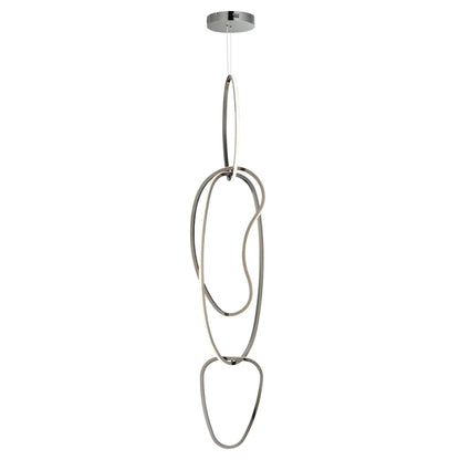 ET2 Unity 4 Light 13" Wide LED Abstract Multi Light Pendant