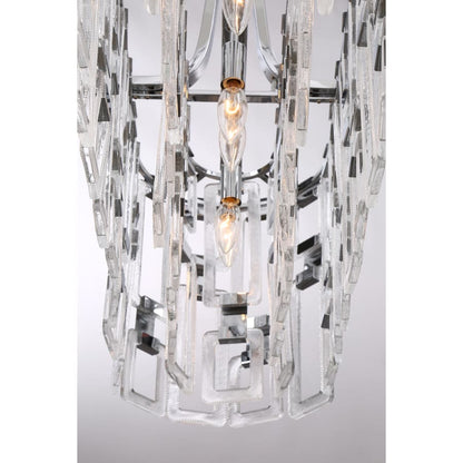 Eurofase Lighting Viviana 7 Light 37" Wide Linear Chandelier