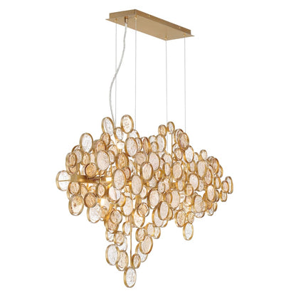 Eurofase Lighting Trento 12 Light 40" Wide Linear Chandelier