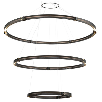 Eurofase Lighting Admiral 6 Light 62" Wide LED Ring Chandelier - 3 Tiers