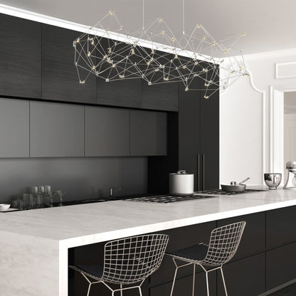 Eurofase Lighting Leonardelli 65" Wide LED Abstract Chandelier
