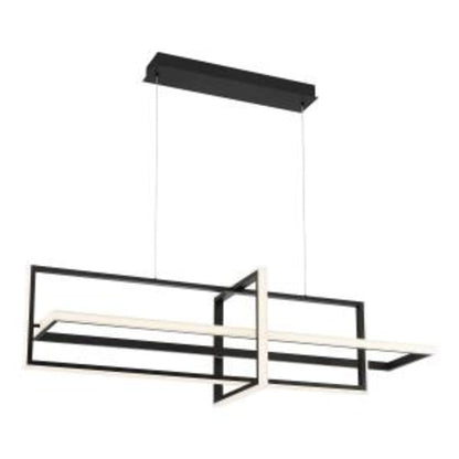 Eurofase Lighting Bordo 3 Light 56" Wide LED Abstract Chandelier