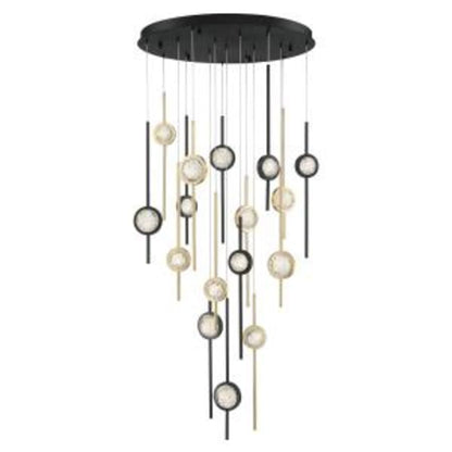 Eurofase Lighting Barletta 16 Light 32" Wide LED Abstract Multi Light Pendant