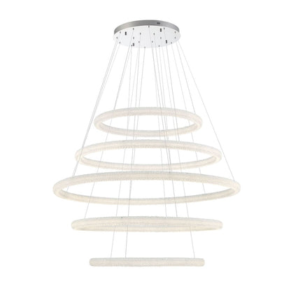 Eurofase Lighting Sassi 5 Light 60" Wide LED Ring Chandelier