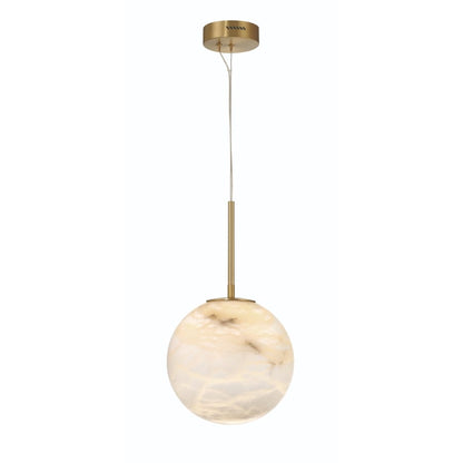 Eurofase Lighting Kepler 12" Wide 3000K LED Pendant with Alabaster Shade