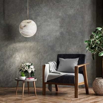 Eurofase Lighting Kepler 12" Wide 3000K LED Pendant with Alabaster Shade