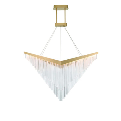 Eurofase Lighting Vivien 60" Wide LED Abstract Linear Chandelier