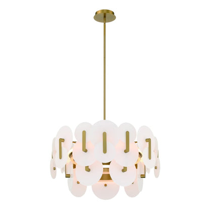 Eurofase Lighting Nuvola 24" Wide LED Abstract Drum Chandelier