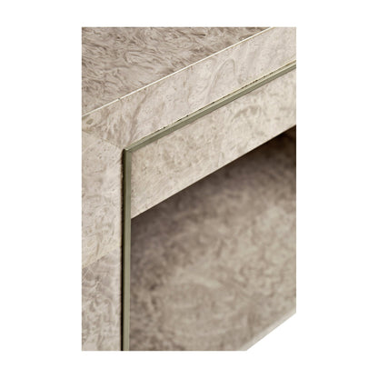 Jonathan Charles Surge Madrona Burl End Table (500415-DMB)