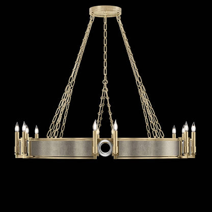 Fine Art Handcrafted Lighting Mirage 12 Light 50" Wide Taper Candle Style Chandelier