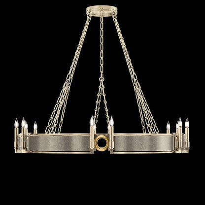 Fine Art Handcrafted Lighting Mirage 12 Light 50" Wide Taper Candle Style Chandelier