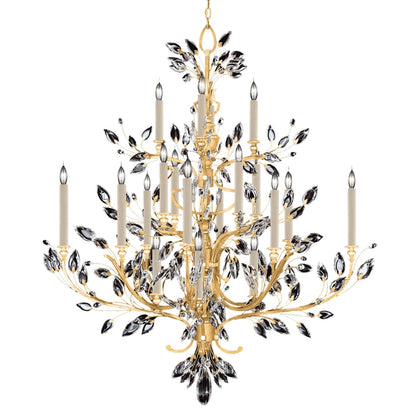 Fine Art Handcrafted Lighting Crystal Laurel 20 Light 57" Wide Crystal Chandelier