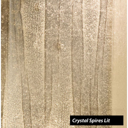 Fine Art Handcrafted Lighting Crystal Bakehouse 2 Light 24" Tall Wall Sconce