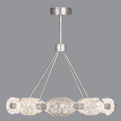 Fine Art Handcrafted Lighting Allison Paladino 20 Light LED Foyer Pendant with Quartz Shades