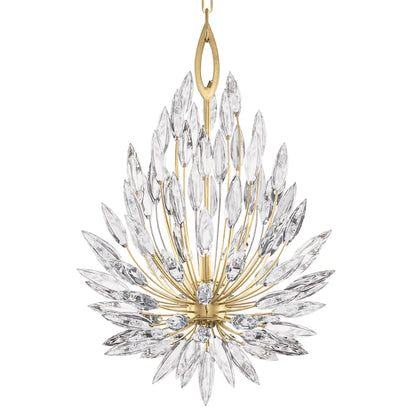 Fine Art Handcrafted Lighting Lily Buds 3 Light 19" Wide Crystal Pendant