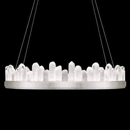 Fine Art Handcrafted Lighting Lior 7" High Integrated LED Crystal Chandelier