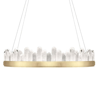 Fine Art Handcrafted Lighting Lior 7" High Integrated LED Crystal Chandelier