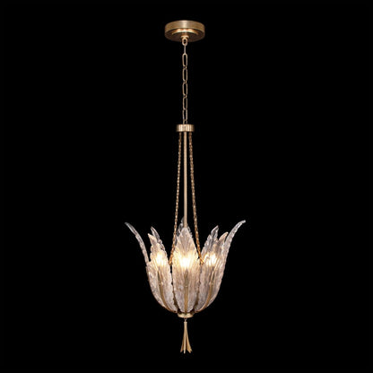 Fine Art Handcrafted Lighting Plume 4 Light 18" Wide Crystal Pendant