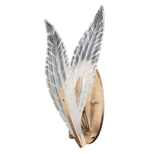 Fine Art Handcrafted Lighting Plume 16" Tall Wall Sconce