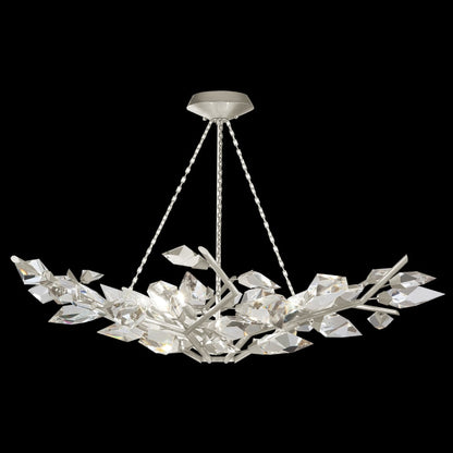 Fine Art Handcrafted Lighting Foret 6 Light 47" Wide Crystal Chandelier