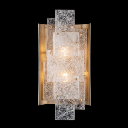 Fine Art Handcrafted Lighting Lunea 2 Light 18" Tall Wall Sconce
